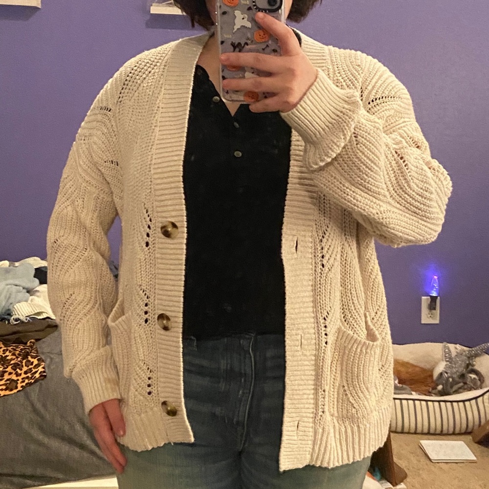 Madewell knit cardigan!